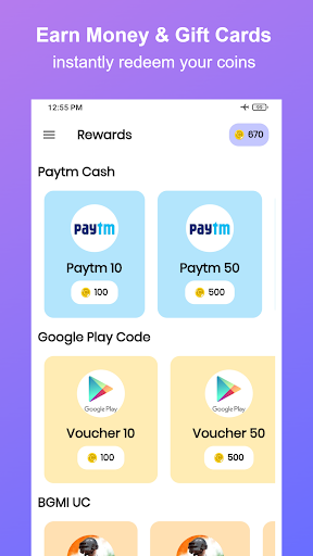 TaskMine - Earn Daily Rewards Screen 2