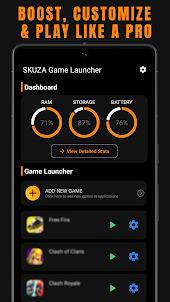 SKUZA Game Booster & GFX Tool