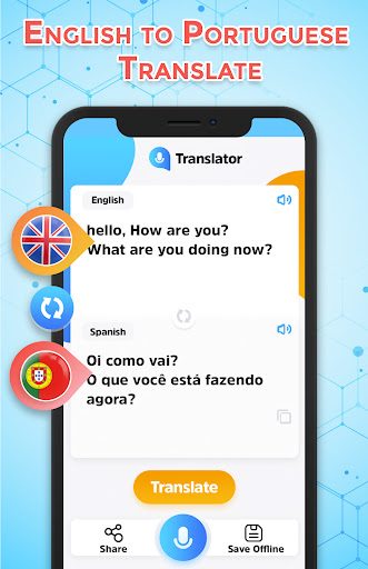 Translator Portuguese-English Screen 2