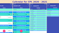 Premier League Calendario 2020 2022
