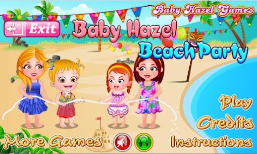 Baby Hazel Beach Party For Pc, Windows 10/8/7 And Mac – Free Download 1