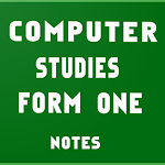 Cover Image of डाउनलोड Computer studies form 1 notes 1.0 APK