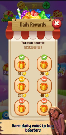Sweet Fruit - Match 3 Games Screen 2