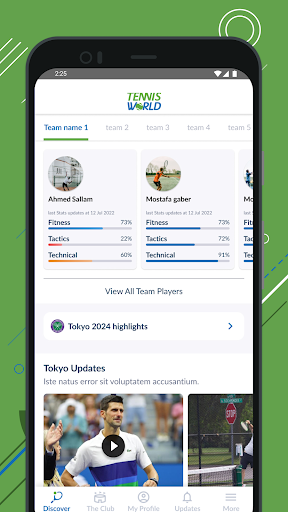 Tennis World Screen 2