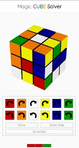 Magic Rubik's 3D Cube Solver