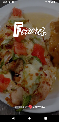Android application Ferraro's Family Restaurant screenshort