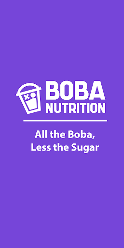 Android application Boba Nutrition screenshort