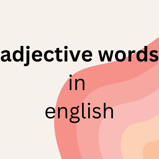 adjective words logo