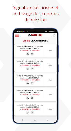 mySynergie – Intérimaires Screenshot 2 - AppWisp.com