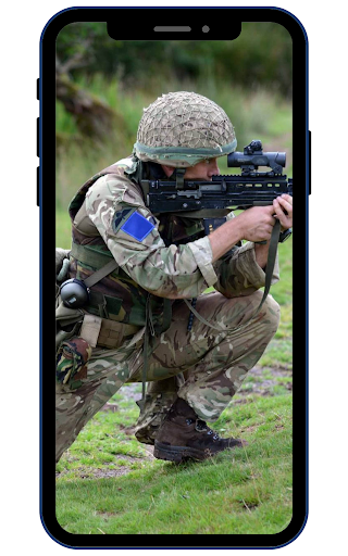 Android application Soldier Wallpapers screenshort
