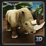 Angry Rhino Jungle Simulator icon