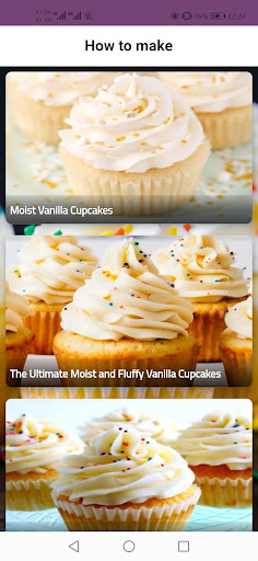 Vanilla Cupcakes Screen 2