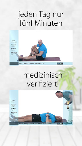 Knietraining nach Operation Screen 2