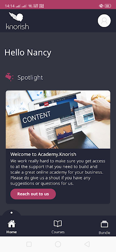 Knorish Academy App Screen 2