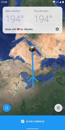 1Qibla - with 360 Panorama Screen 3