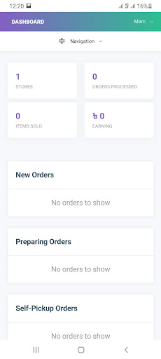Hello Food Merchant Screen 3