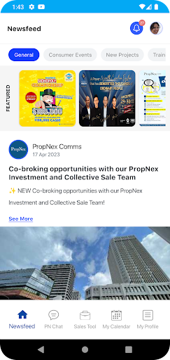 Android application PropNex Business Suite screenshort