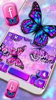 screenshot of Galaxy Butterfly Theme