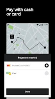 screenshot of Uber KZ — order taxis