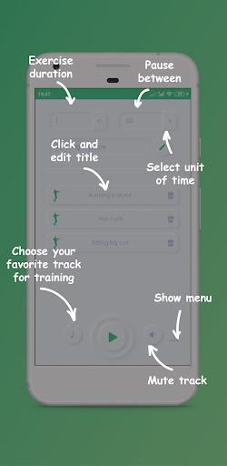 Android application Fat burn screenshort