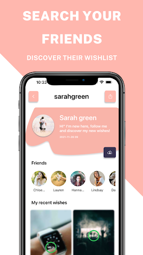 Wishlist - Share your Wishes Screen 3