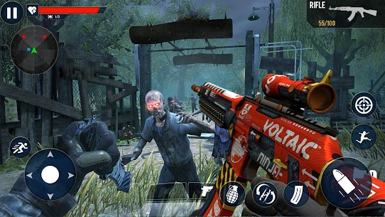 Modern Zombie Shooter 3D Offline Shooting Games Mod Apk app for Android 2
