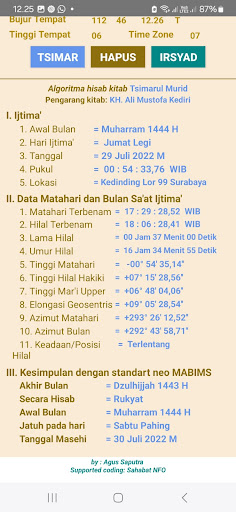 Android application Irsyad Tsimar screenshort