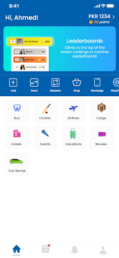 Android application AlKhidmatBookMe screenshort