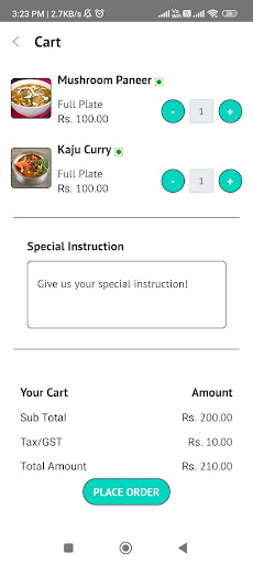 G9SmartMenu Screen 2