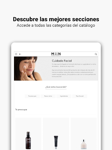 MiiN Cosmetics Screenshot