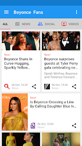 Captura de Pantalla 1 Beyoncé Fan Club : News and Up android