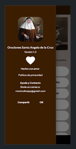 Oraciones Santa Angela Cruz Screen 2