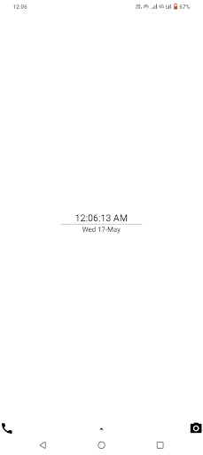 Android application Saral Minimalistic Launcher screenshort