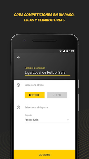 Vista previa de la aplicación