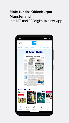 Android application OM-E-Paper screenshort