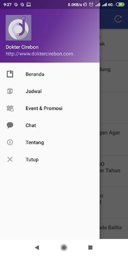 Dokter Cirebon : Informasi Jad Screen 2