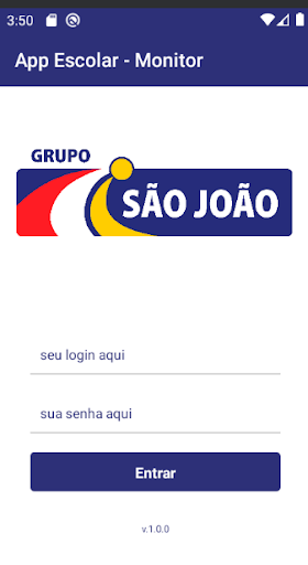 Android application Escolar Monitor Grupo São João screenshort