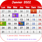 Cover Image of ダウンロード フランスのカレンダー2022 1.25 APK