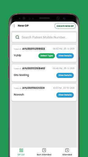 Ayuthra Outpatient Management Screen 3