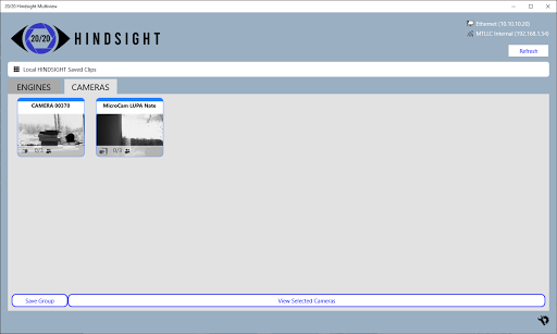 20/20 Hindsight Connect Screen 2