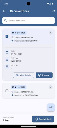 Delta Stock Management
