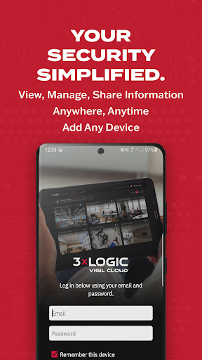 Android application VIGIL Cloud screenshort