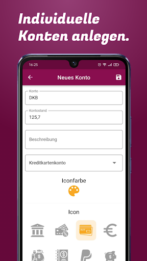 Haushaltsbuch Screen 2