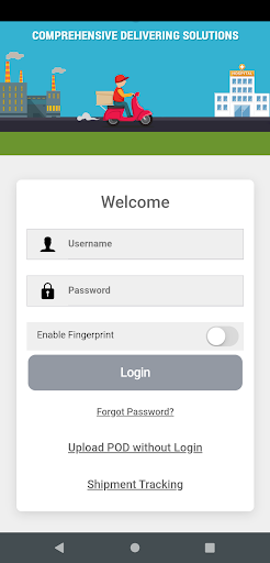 Android application Parekh TMS screenshort