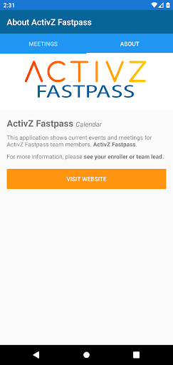 ActivZ Fastpass Screen 3