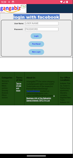 GangaBiz Ecommerce app Screen 3