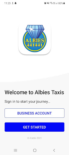 Android application Albies Taxis screenshort