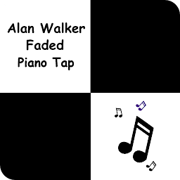 صورة رمز البلاط البيانو - Faded