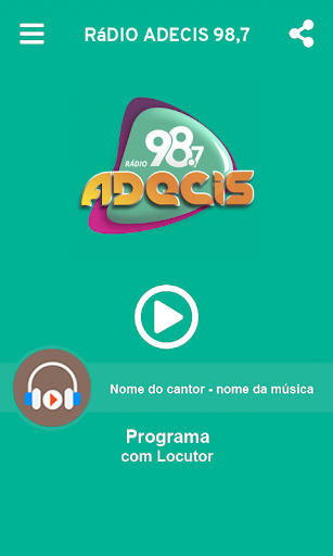 Rádio ADECIS 98,7 Screen 2