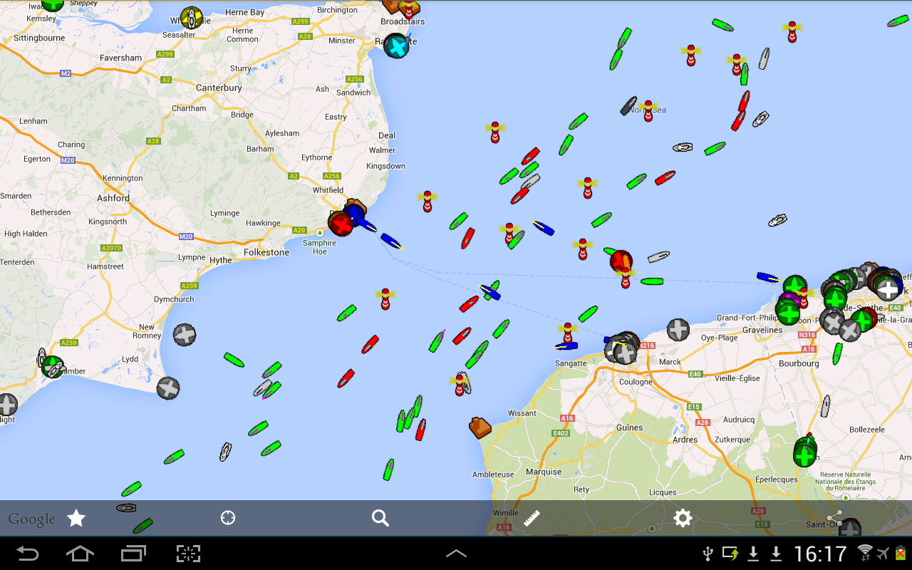 Android application Boat Watch Pro - Ship Tracker screenshort
